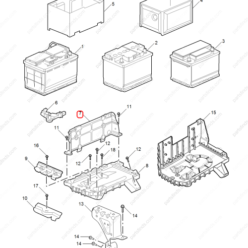 MG Engine computer bracket OEM 11823615 FOR  MG ZS