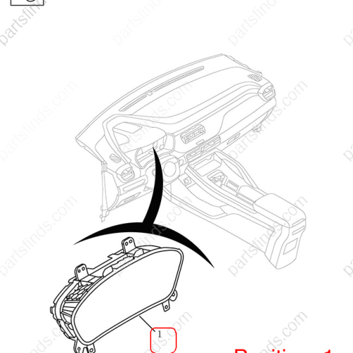 GEELY Combination instrument assembly OEM 7039012700 / 6600003138 FOR  Coolray