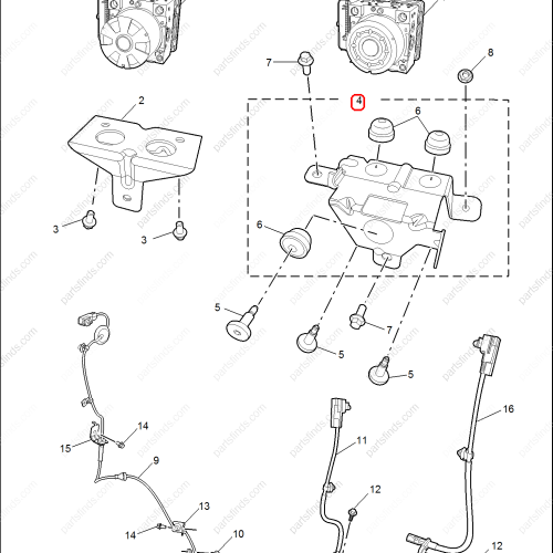 MG ABS pump bracket OEM 10171872 FOR  MG HS