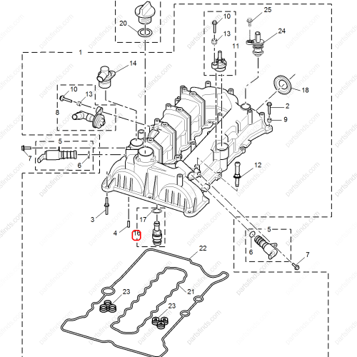 MG Exhaust valve OEM 12641875 FOR  RX5