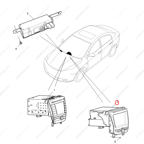 MG Navigation control unit OEM 10307562 FOR