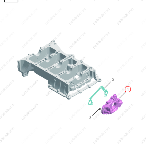 GEELY Oil pump OEM 1016050723 FOR  Emgrand