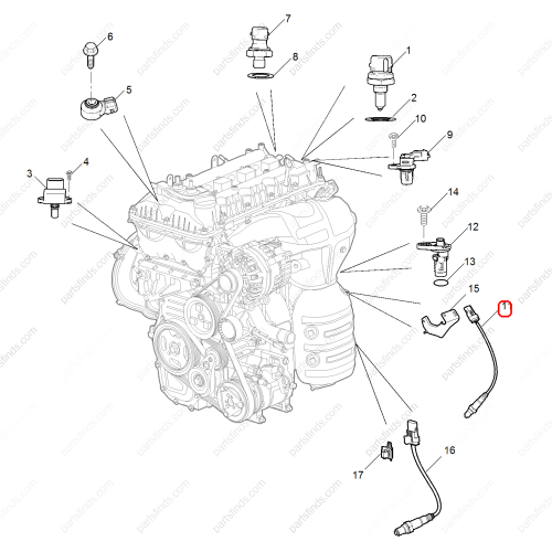 MG Oxygen sensor OEM 10353848 FOR  MG ZS MG5 MG GT