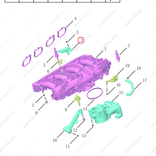 GEELY Intake air pressure sensor OEM 2029003800 / 1016006098 FOR  OKAVANGO Emgrand Emgrand X7 Sport