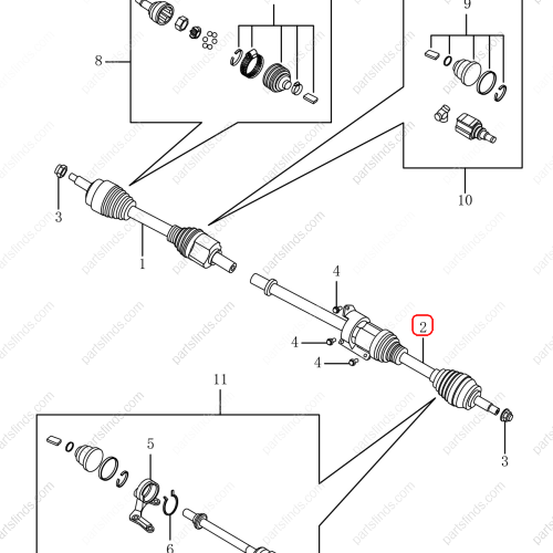 GEELY Axle Shaft OEM 4082004600 / 1064030047 FOR  Emgrand GT