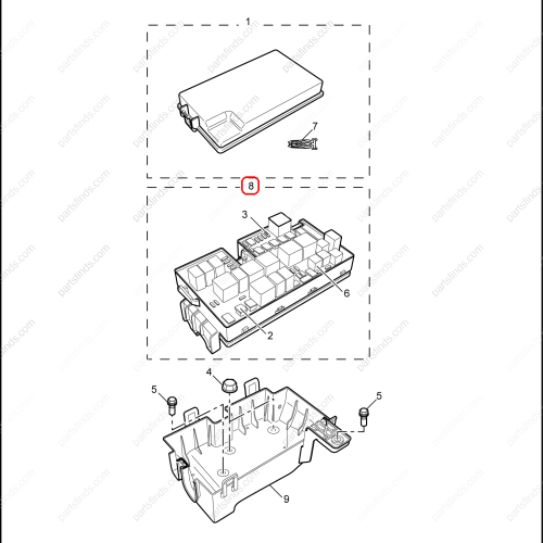 MG Fuse box OEM 10410728 FOR