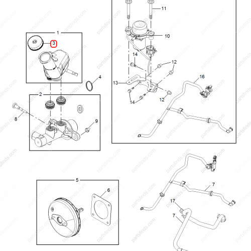 MG Brake fluid reservoir cap OEM 10030591 FOR  MG350 MG5