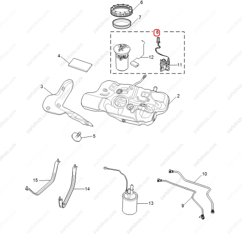 MG Fuel pump assembly OEM 10835779 FOR  MG6 MG5