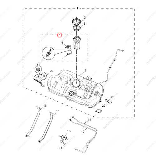 MG Fuel pump assembly OEM 10090044 FOR