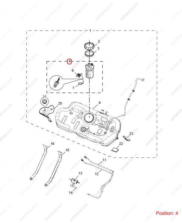 MG Fuel pump assembly OEM 10090044 FOR