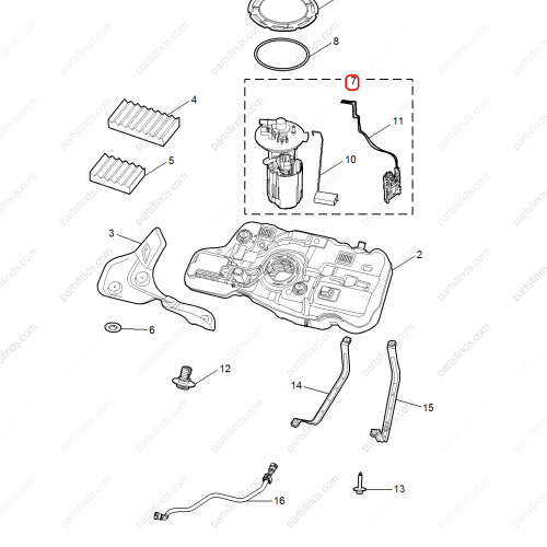 MG Fuel pump assembly OEM 10327834 FOR  MG5