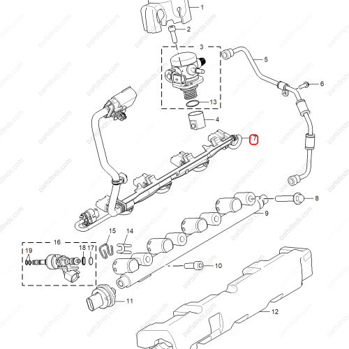 MG Fuel injector wiring harness OEM 11089642 FOR  MG5