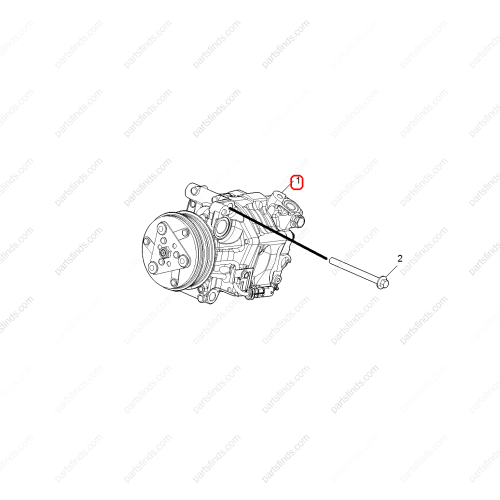 MG A/C Compressor OEM 10723610 FOR  MG ZS MG5