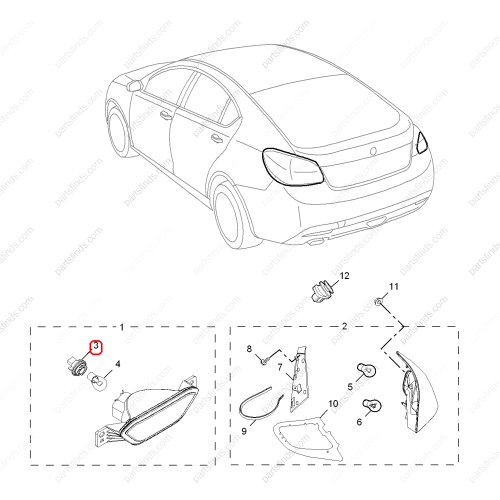 MG Light bulb socket OEM 10038158 FOR  MG6