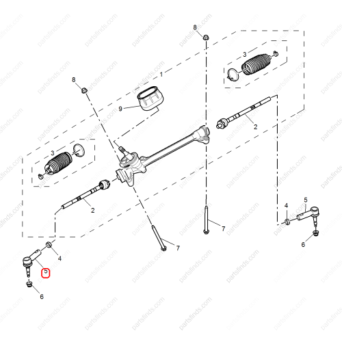 MG Tie Rod End OEM 10437504 FOR  MG5