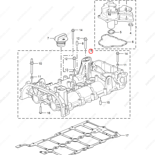 MG Valve chamber cover OEM 10615637 FOR  MG5