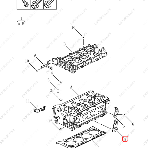 GEELY Engine lifting lug OEM 1025005300 / 1016053774 FOR  OKAVANGO Emgrand X7 Sport