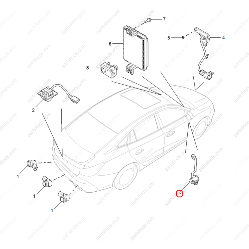 MG Camera OEM 11142336 FOR  MG GT