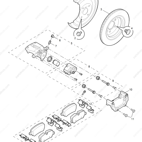 MG Brake shield OEM 10053600 FOR  MG6