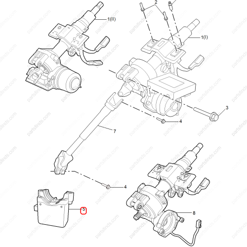 MG Steering column control unit OEM 10289671 FOR  MG ZS MG5