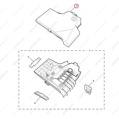 MG Fuse box cover OEM 10079404 FOR  MG350 MG5