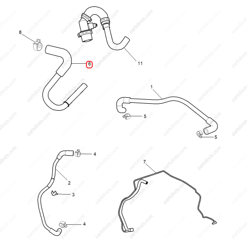 MG Ventilation duct OEM 30051762 FOR  MG350 MG5