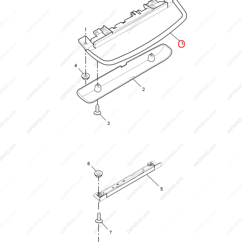 MG High mount brake light OEM 30000671 FOR  MG550 MG6