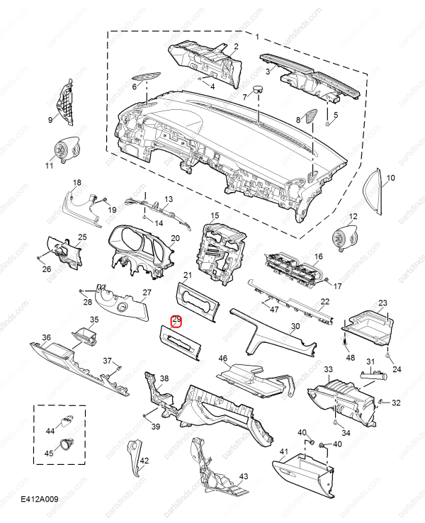 MG Air conditioning control panel OEM 10522190 FOR MG6