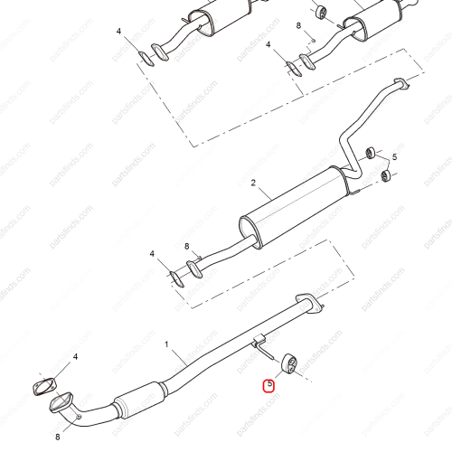 MG Exhaust pipe bracket OEM 50006581 FOR  MG350 MG5