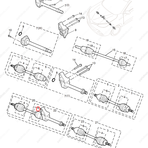 MG CV Boot OEM 10287698 FOR  MG GS