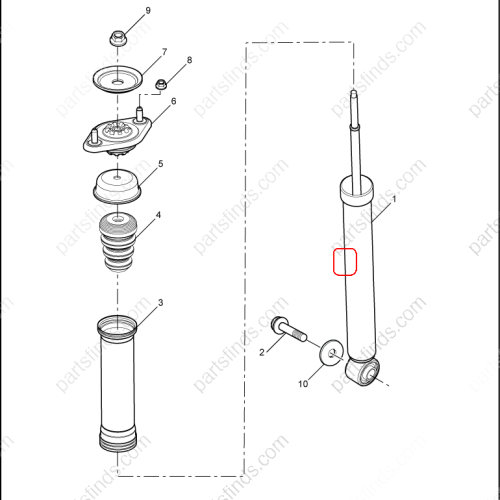 MG Shock Absorber Top Mount OEM 50016196 FOR  MG350 MG5