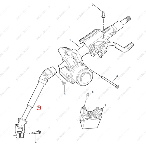 MG Steering Shaft Universal Joint  OEM 10651866 FOR  MG5