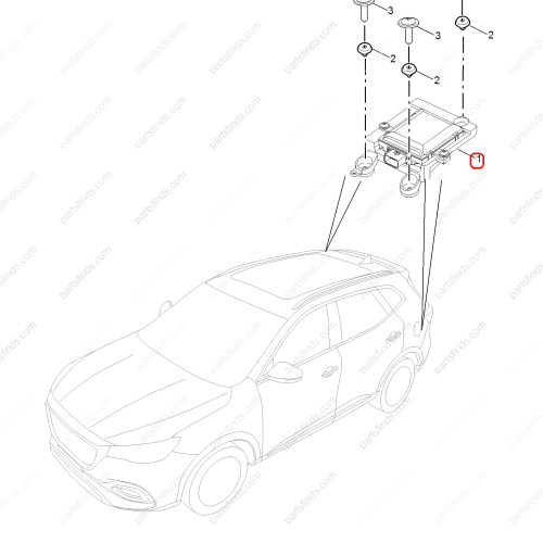 MG Blind spot sensor OEM 11588836 FOR  MG HS