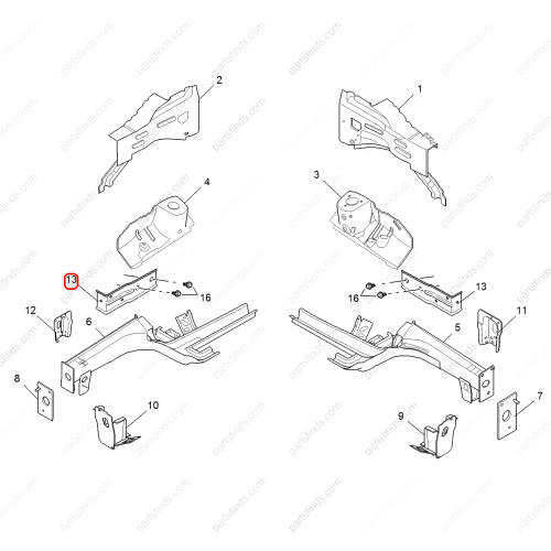 MG Headlight Bracket OEM 10185811 FOR  RX5 MG GS