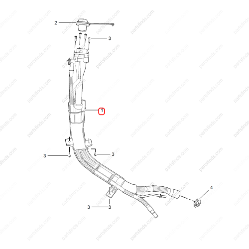 MG Fuel filling pipe OEM 10131412 FOR  MG6