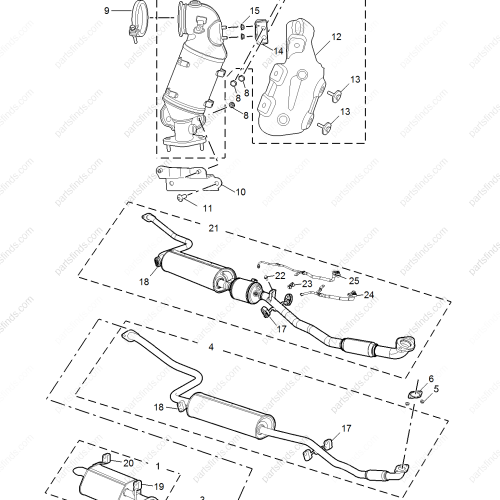 MG Exhaust pipe bracket OEM 10223421 FOR  MG ZS