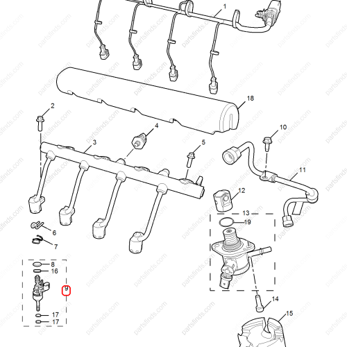 MG Fuel injector OEM 10064545 FOR  MG5 MG HS MG GT