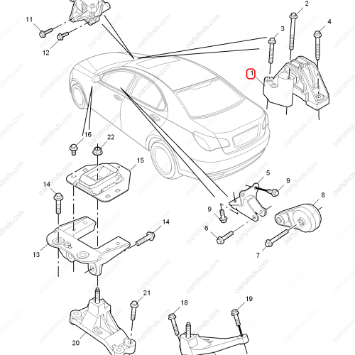 MG Engine mount OEM 30000250 FOR  MG550 MG6