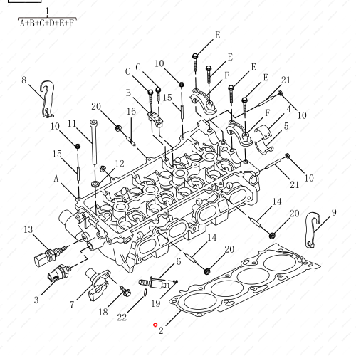 GEELY Cylinder head gasket OEM 1025006100 / 1016050333 FOR  Emgrand GT