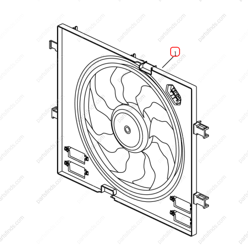 GEELY Electric fan OEM 2078001300 / 1016015679 FOR  Emgrand GT