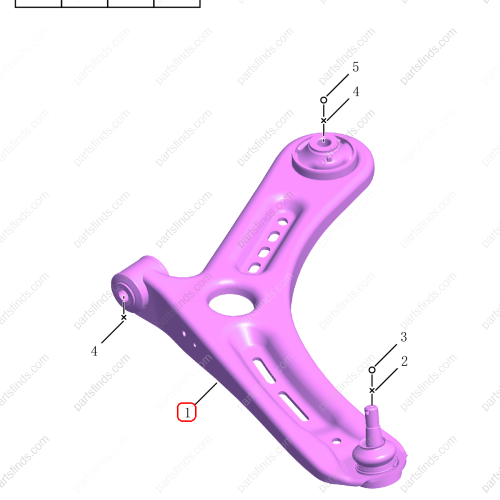 GEELY Control arm OEM 4017031500 / 8892126714 FOR  Coolray