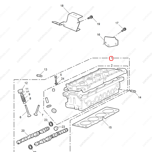 MG Cylinder head OEM 10044300 FOR  MG550 MG6