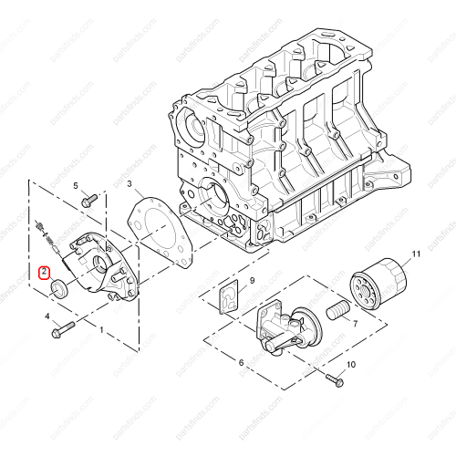 MG Crankshaft oil seal OEM LQXS0010B FOR  MG550 MG6