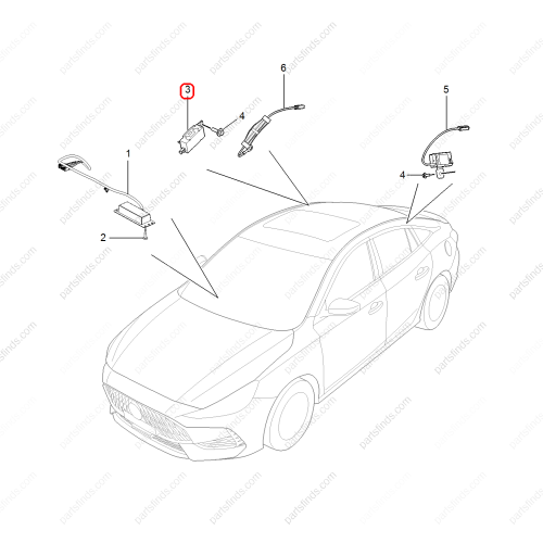 MG Signal amplifier OEM 10731182 FOR  MG GT