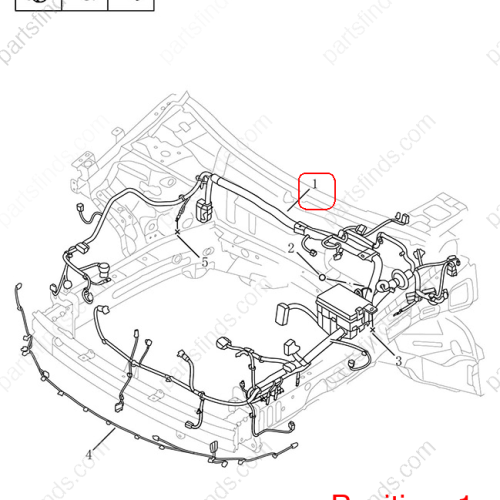 GEELY Engine compartment wiring harness OEM 7013067100 / 6600133306 FOR  Coolray