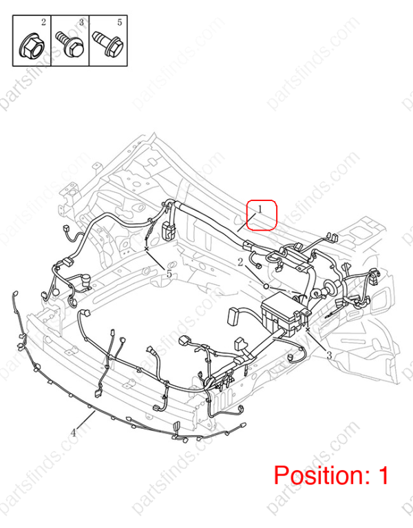 GEELY Engine compartment wiring harness OEM 7013067100 / 6600133306 FOR Coolray