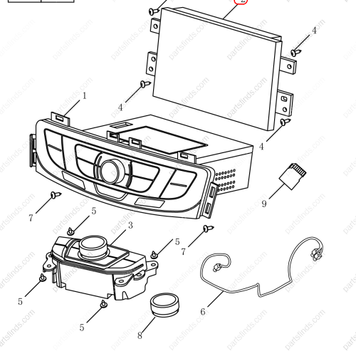 GEELY Monitor OEM 7079002400 / 1067030668 FOR  Emgrand GT