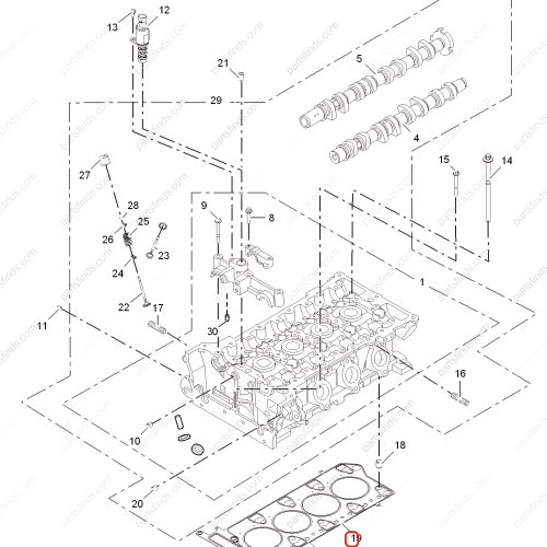 MG Cylinder head gasket OEM 10040081 FOR  MG350 MG3 MG5 MG3 Xross