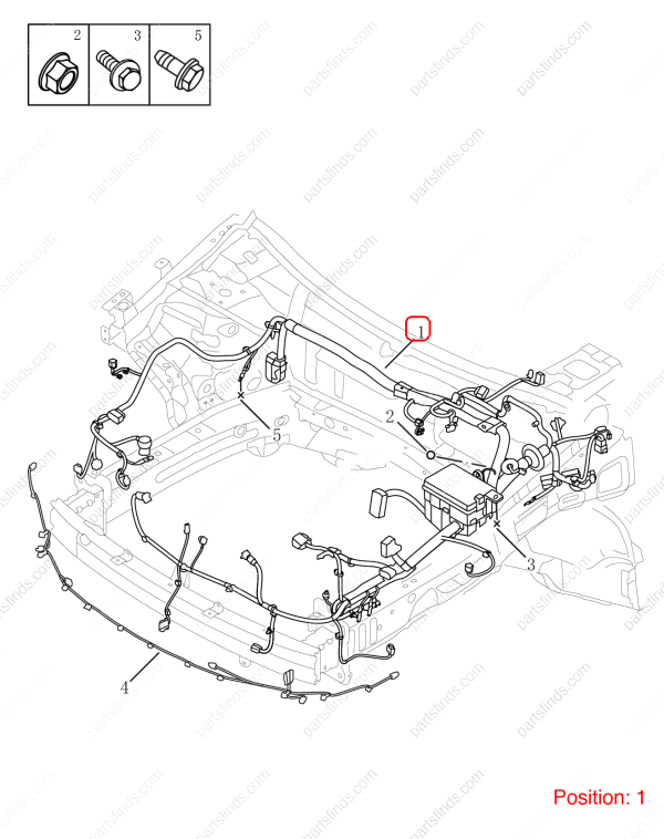 GEELY Engine compartment wiring harness OEM 7013084800 / 6600120175 FOR Coolray