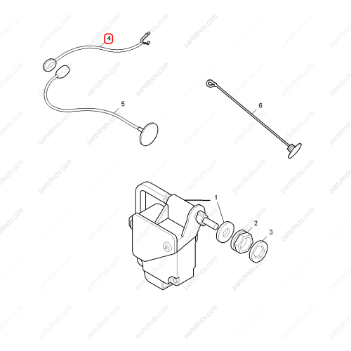 MG Fuel tank cap cable OEM FTS105060 FOR  MG550 MG6 MG750